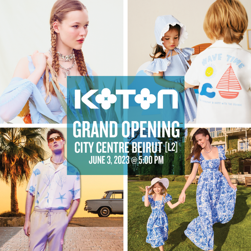 The international Brand KOTON celebrates its Newest Branch at City Centre Beirut